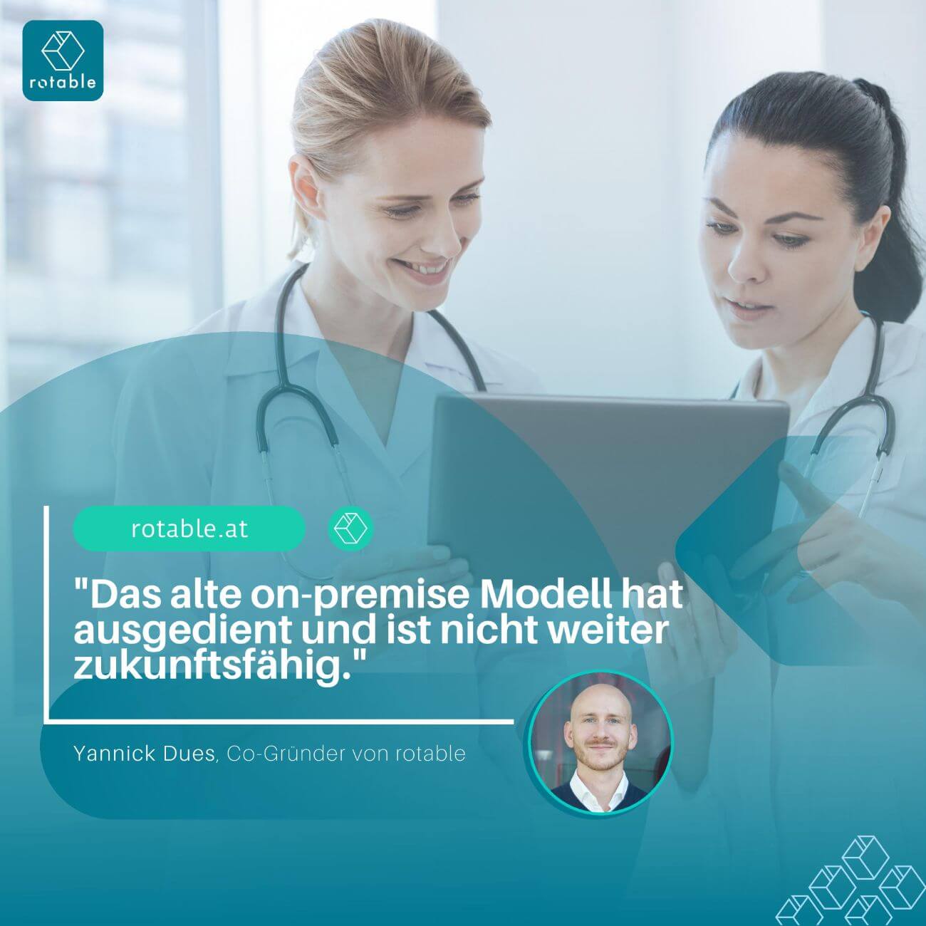 Yannick Dues, Co-Gründer der rotable technologies GmbH